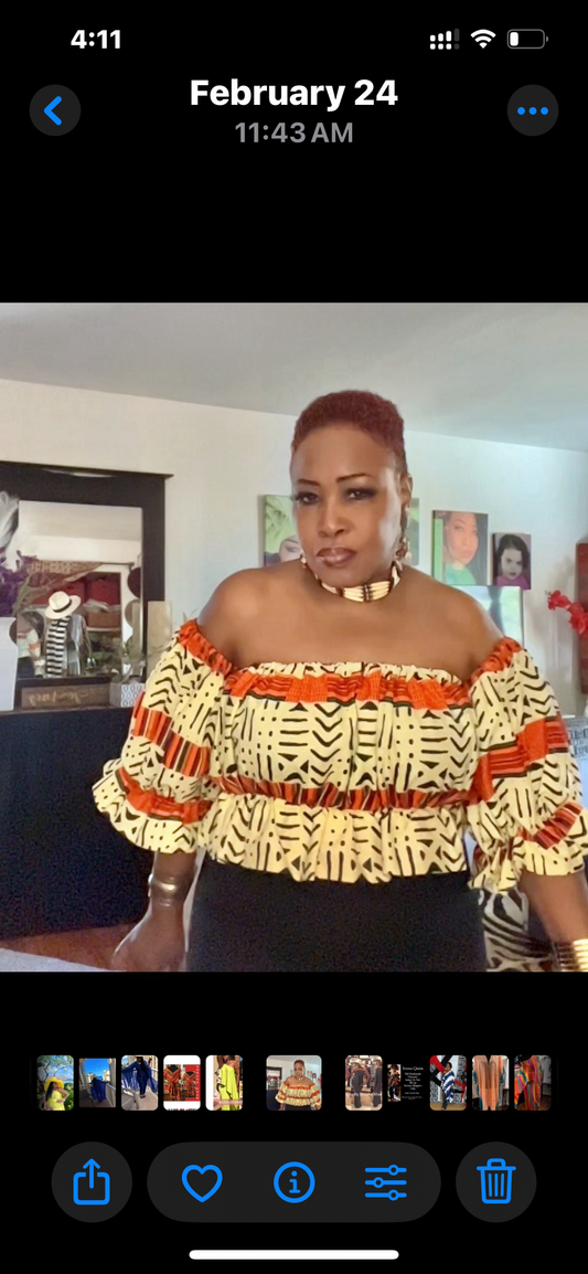 Tube Top with Sleeve Accessories