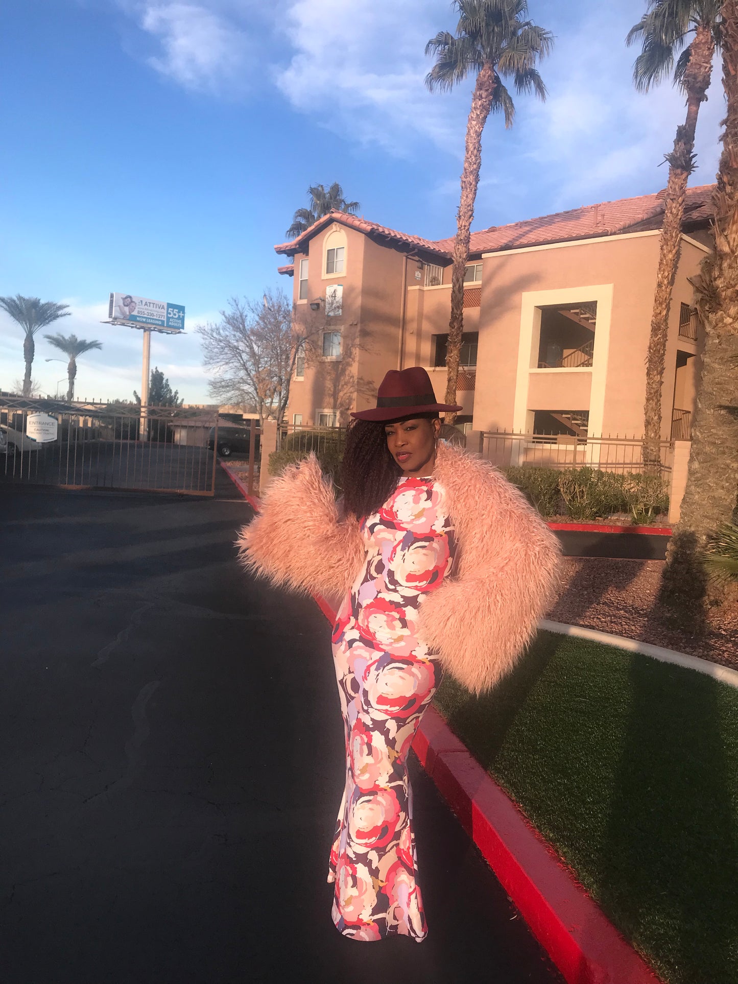 Pink Fur Shrug