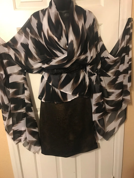 Cross Over Blouse
