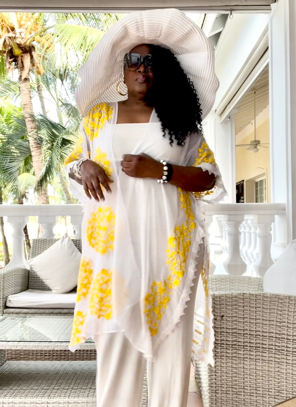 Jumper with Kimono or Cape Ensemble