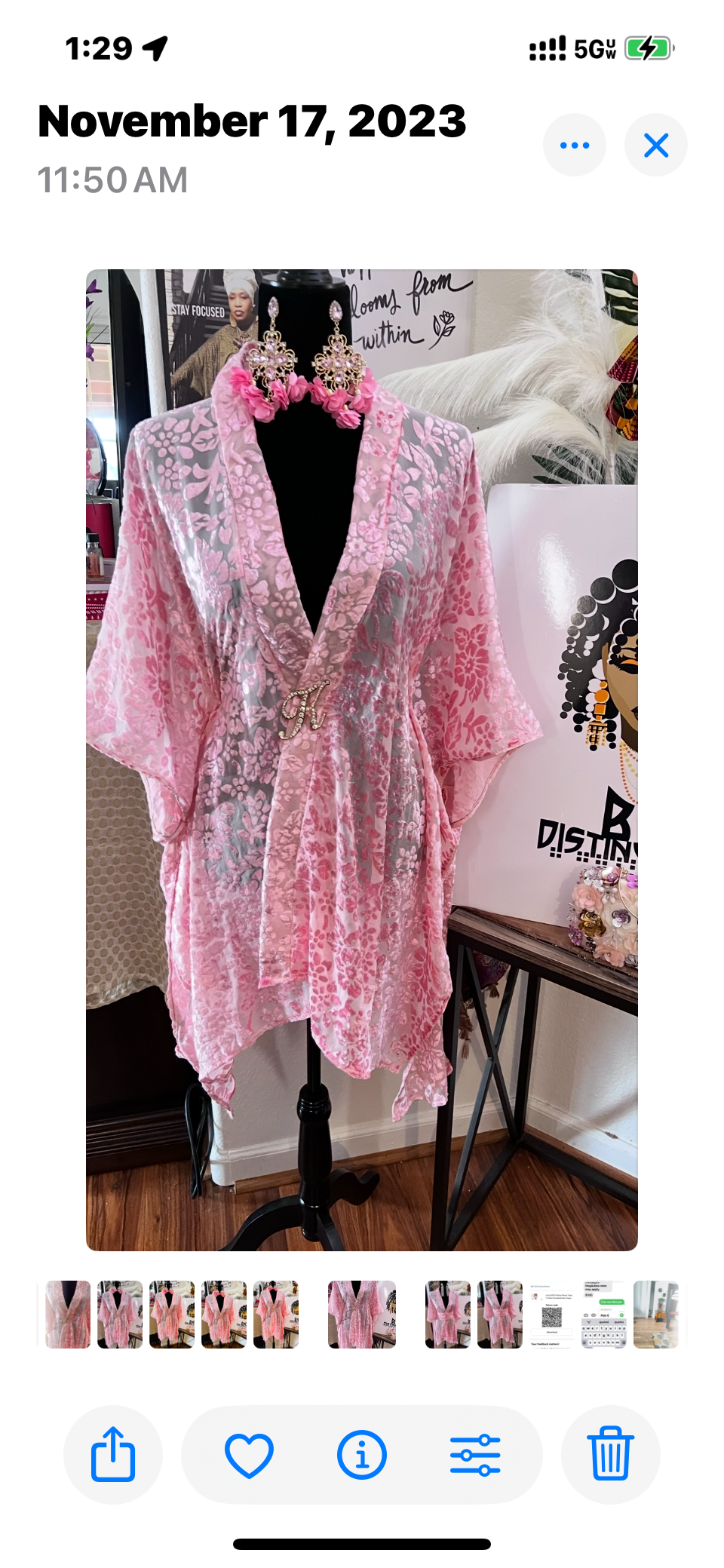 Silk and Velvet Kimono