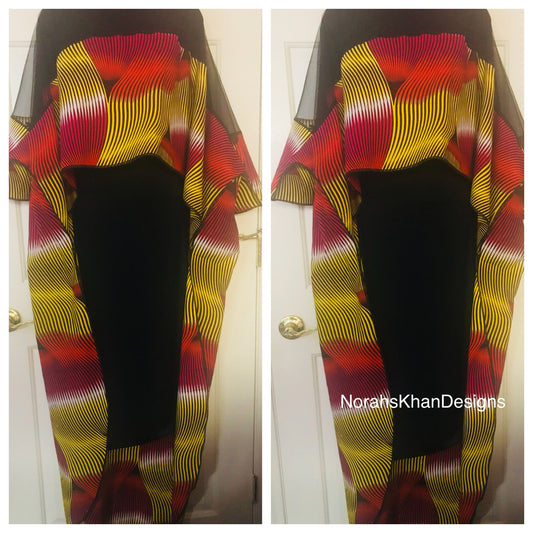 African Print Overlay