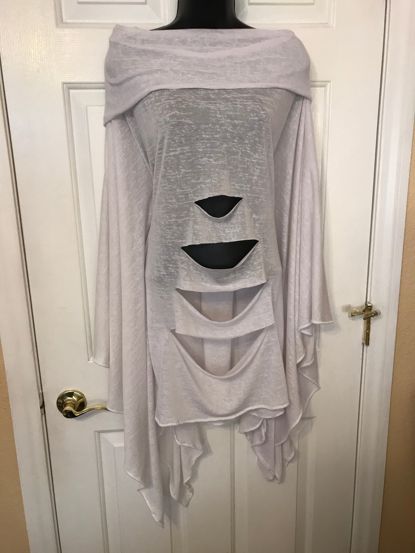 Distressed Tunic Top