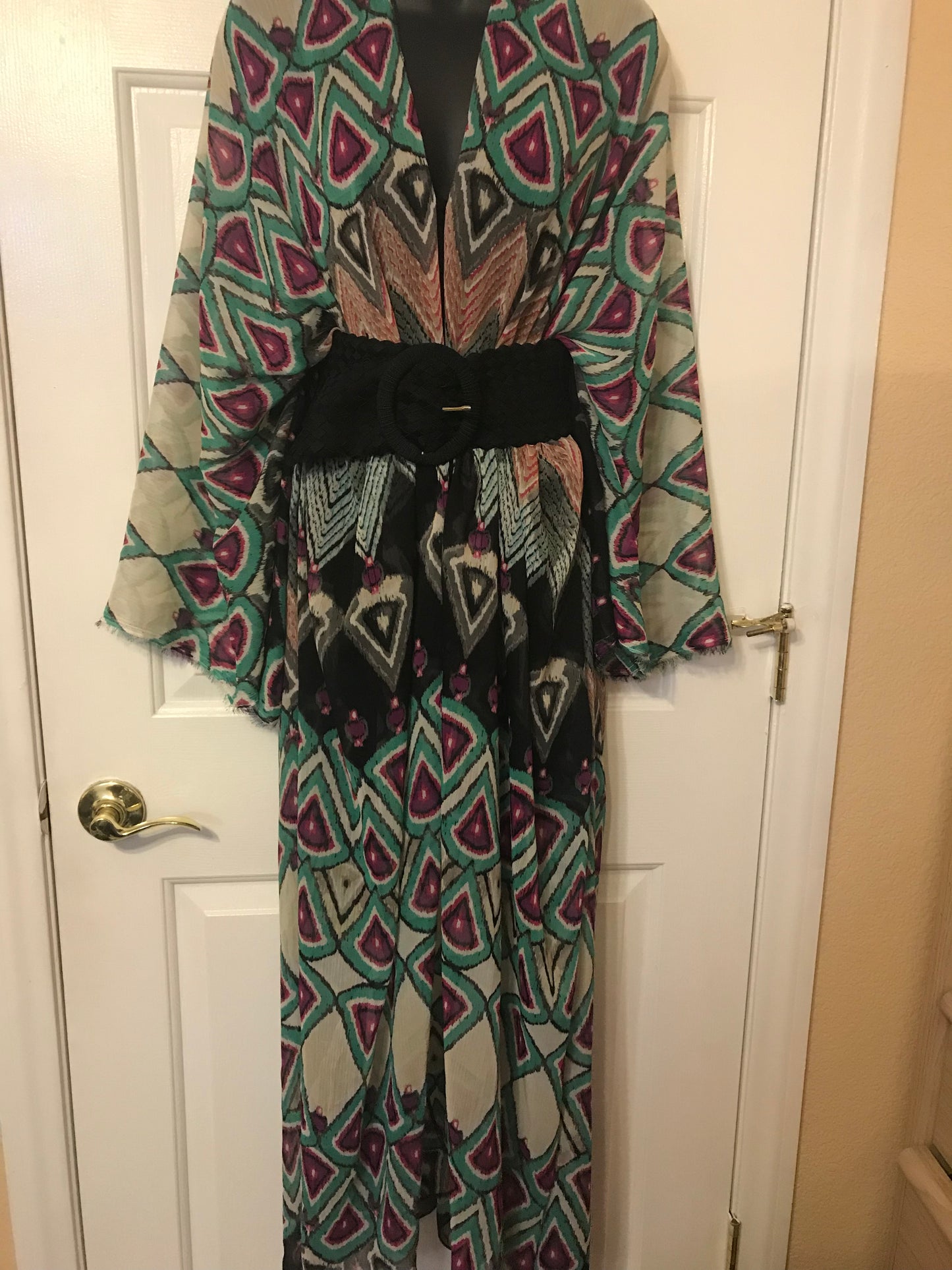 Multi Color Sheer Kimono