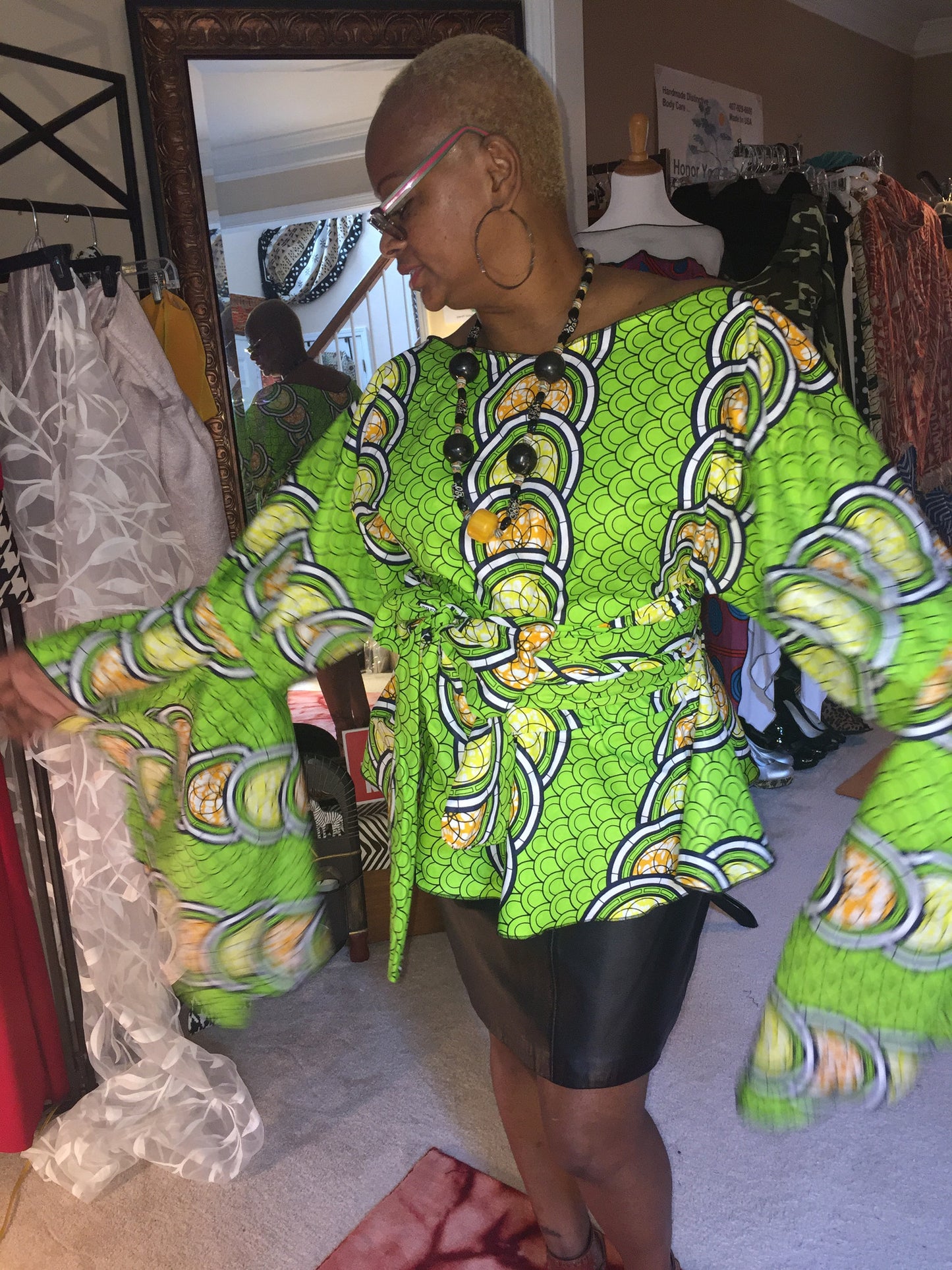 NK African Print Top