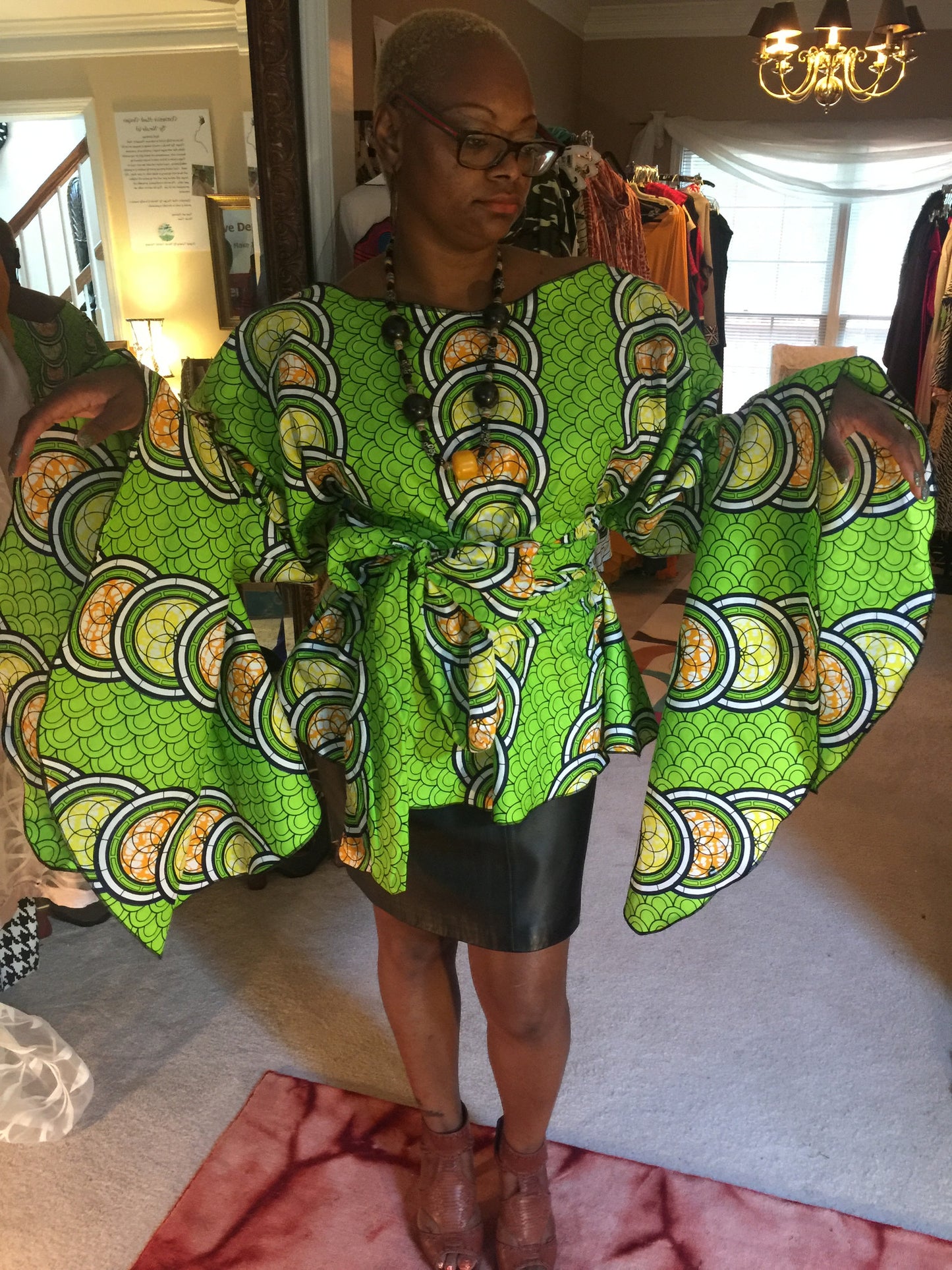 NK African Print Top